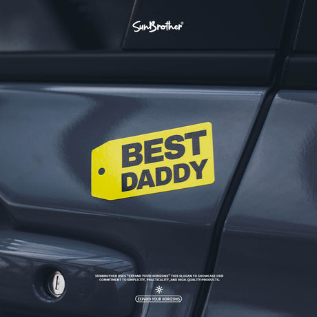 BEST DADDY/車貼、貼紙、軟磁 SunBrother孫氏兄弟
