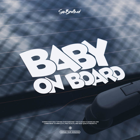 BABY ON BOARD/A/車貼、貼紙 SunBrother孫氏兄弟