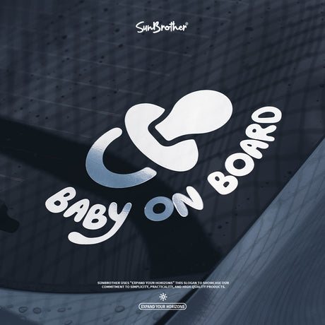 BABY ON BOARD/B/車貼、貼紙 SunBrother孫氏兄弟