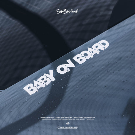BABY ON BOARD/C/車貼、貼紙 SunBrother孫氏兄弟