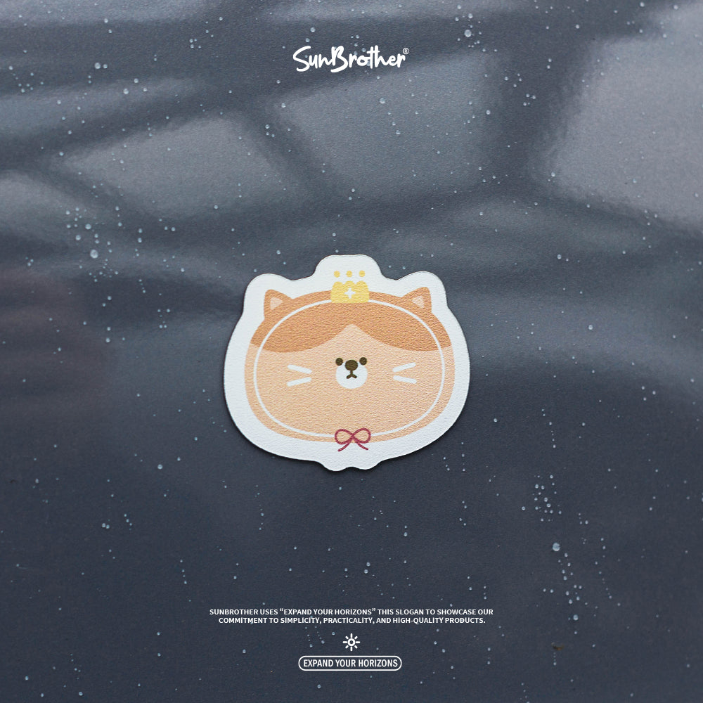 奶皇貓/HAppiNess/車貼、貼紙、軟磁 SunBrother孫氏兄弟