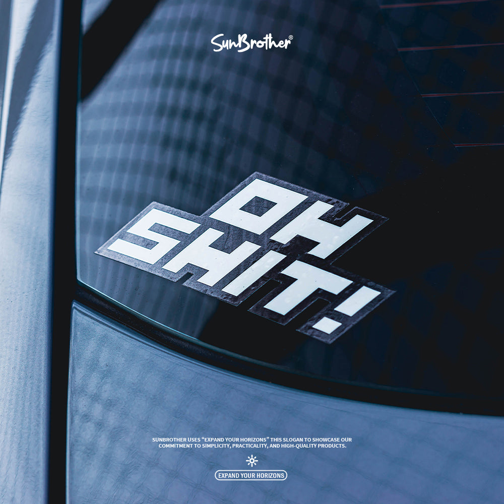 OH SHIT!/車貼、貼紙 SunBrother孫氏兄弟