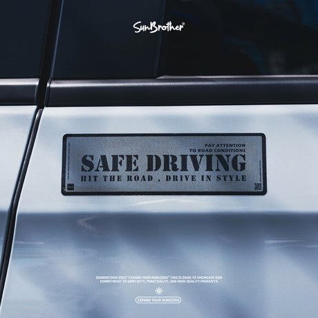 SAFE DRIVING/A/車貼、貼紙、軟磁 SunBrother孫氏兄弟