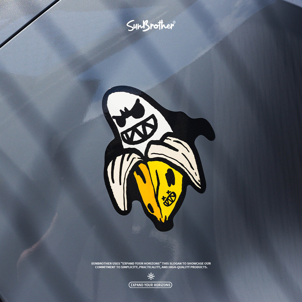 超級香蕉/Super_TW/車貼、貼紙、軟磁 SunBrother孫氏兄弟