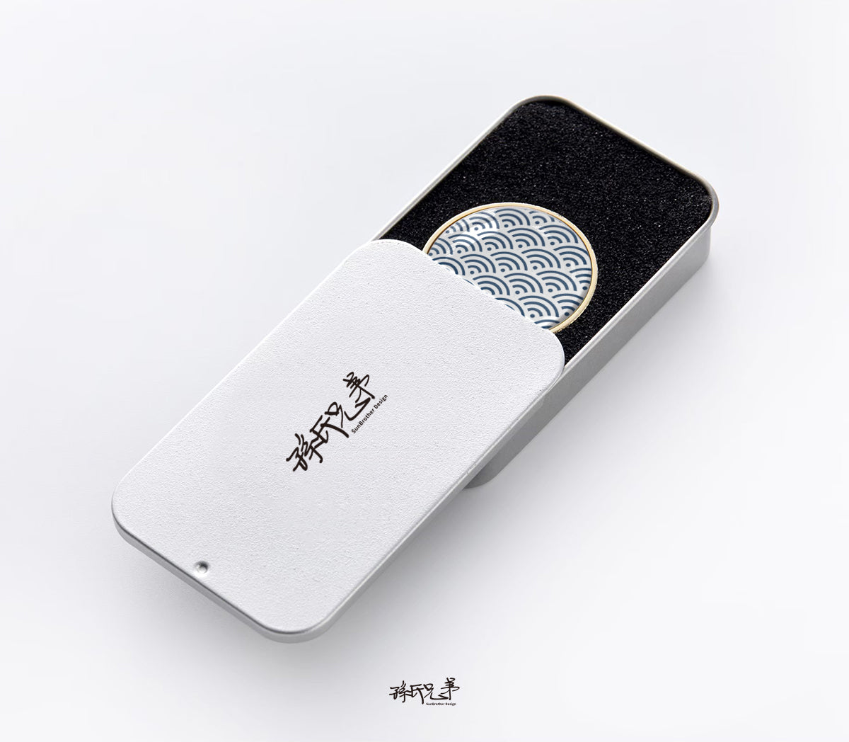 日式傳統紋樣/白/高爾夫球標 SunBrother孫氏兄弟