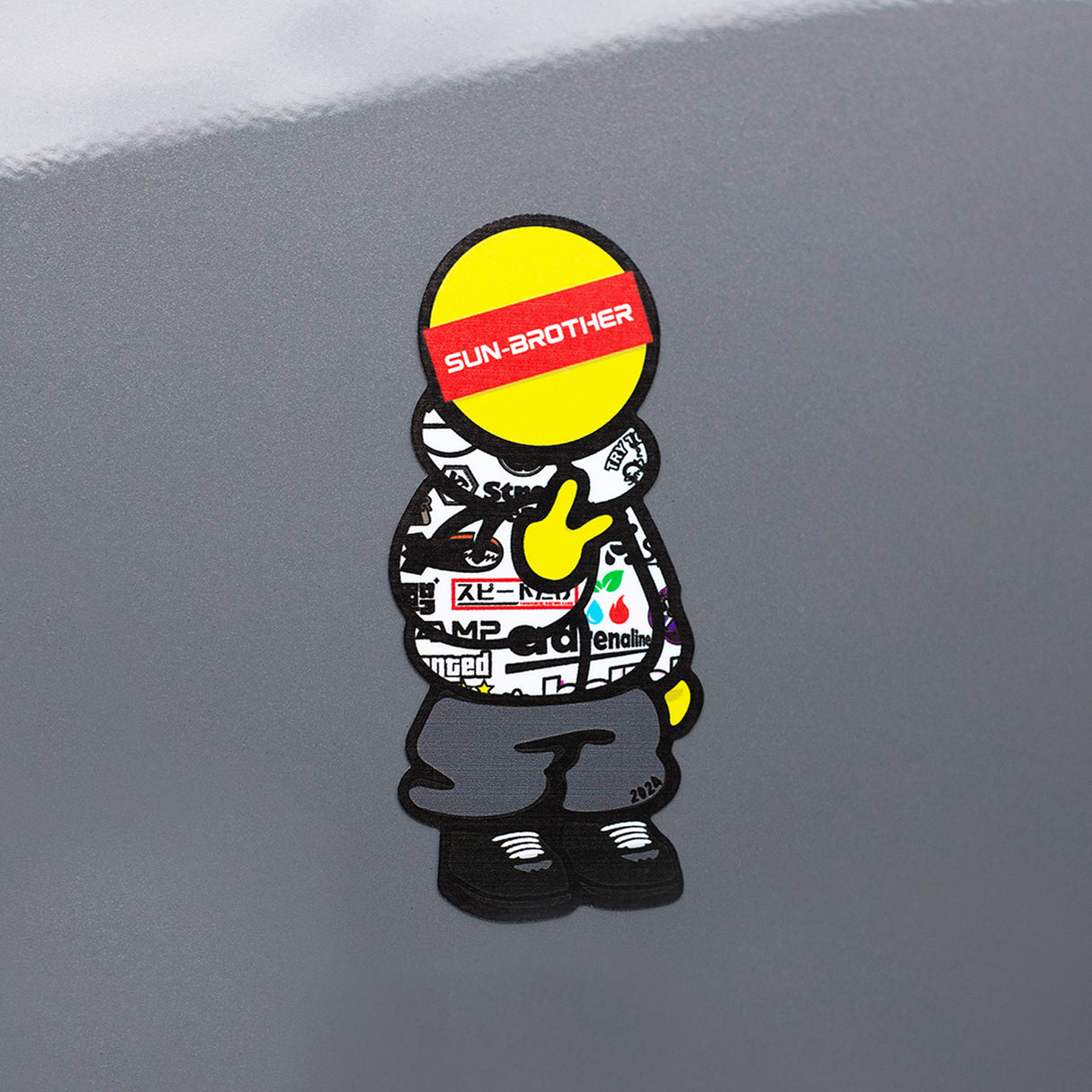 客製化全彩/防水造型車貼 SunBrother孫氏兄弟