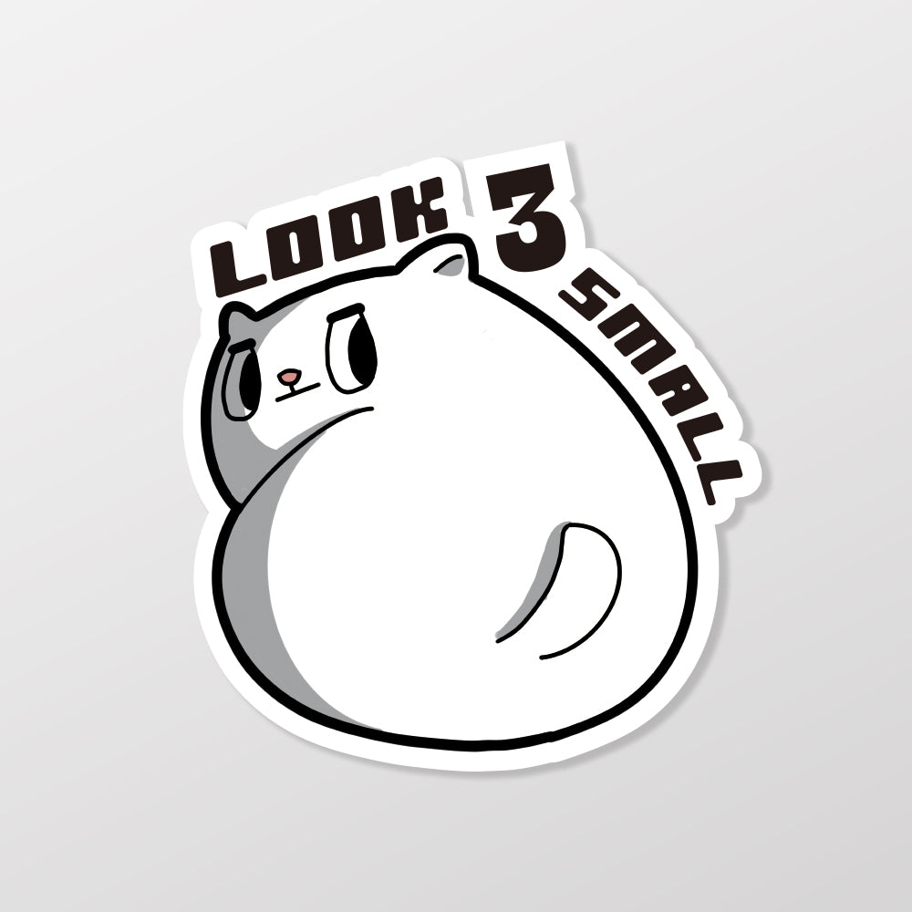 Look 3 Small/MAJI Cat/車貼、貼紙、軟磁 SunBrother孫氏兄弟