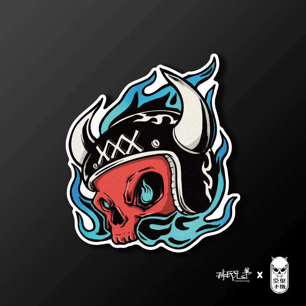 惡鬼騎士/惡鬼不餓/車貼、貼紙、軟磁 SunBrother孫氏兄弟
