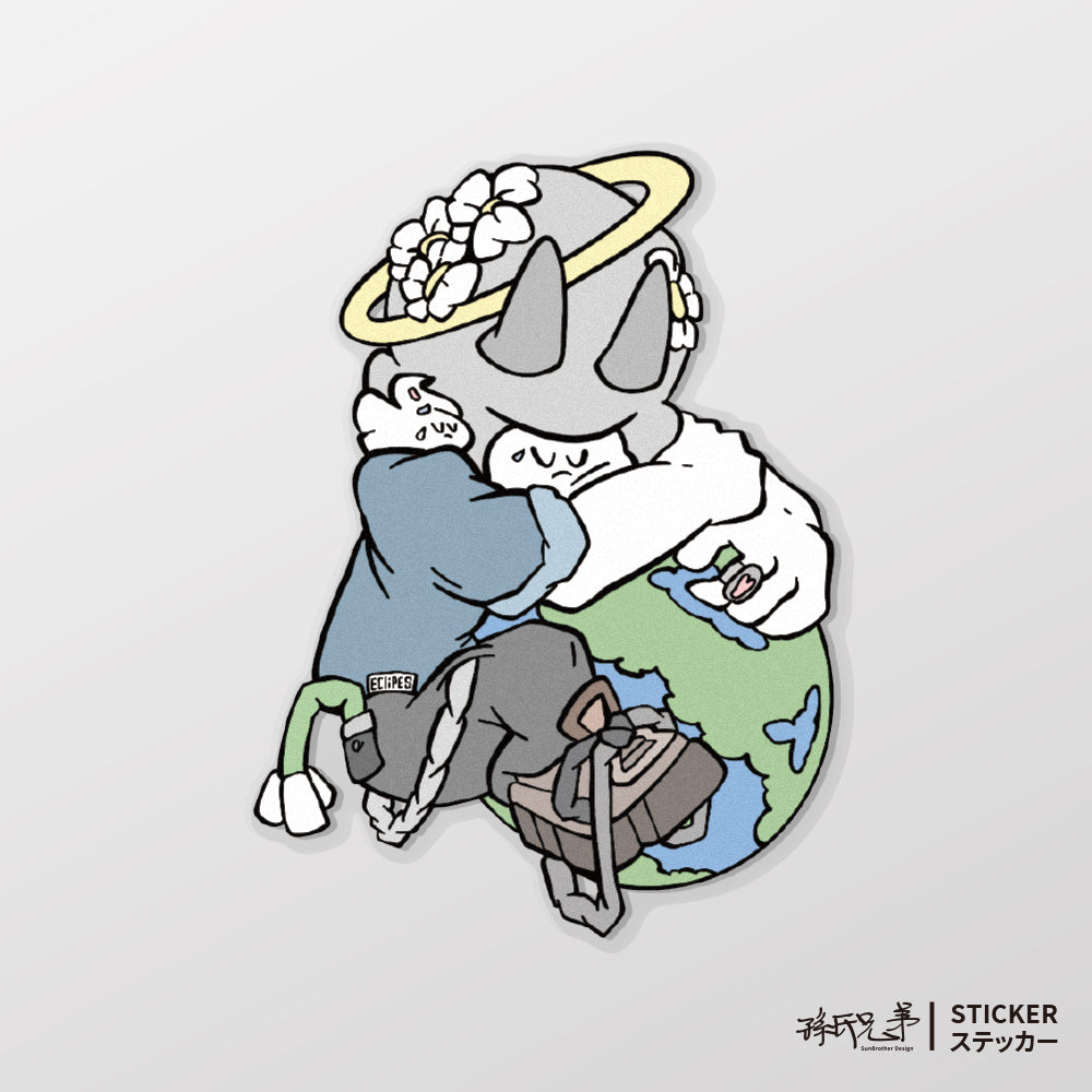 Love Earth/蝕影/車貼、貼紙、軟磁 SunBrother孫氏兄弟