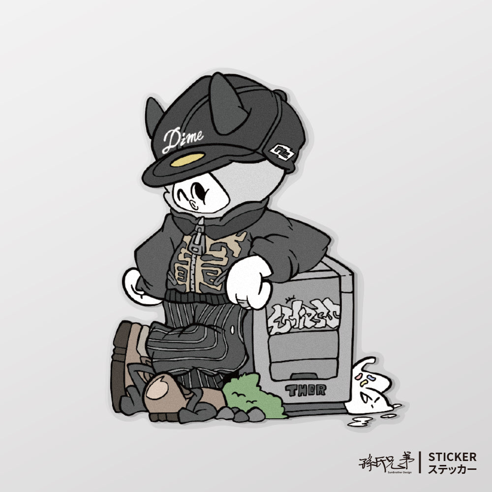 OOTD-01/蝕影/車貼、貼紙、軟磁 SunBrother孫氏兄弟