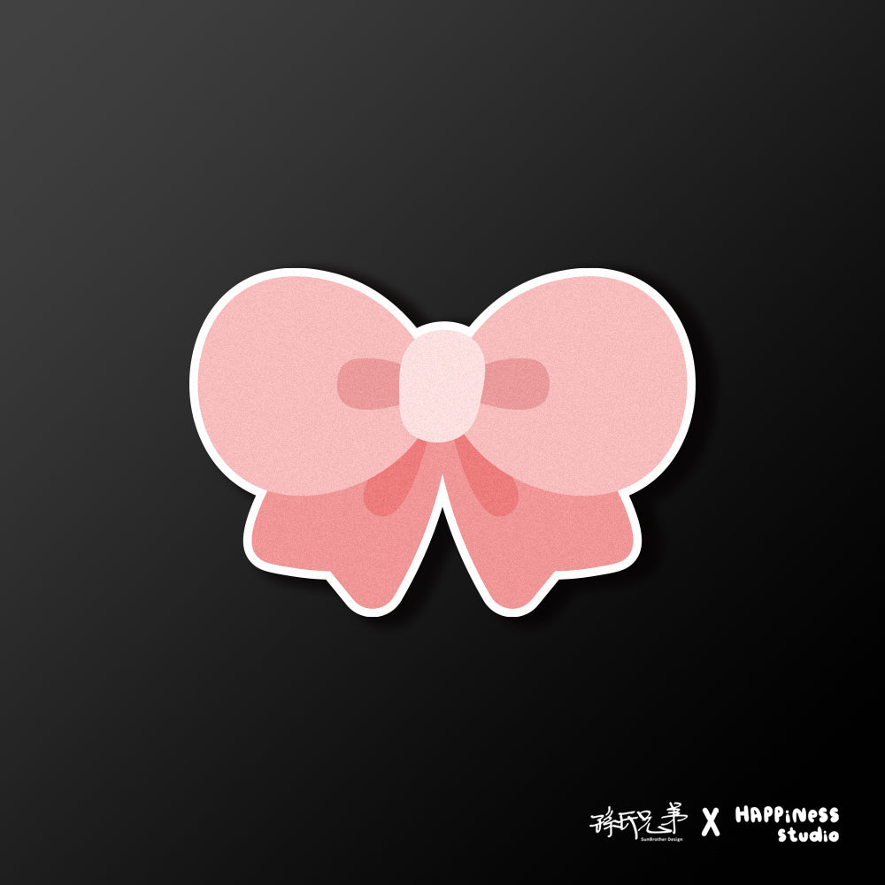 蝴蝶結/HAppiNess/車貼、貼紙、軟磁 SunBrother孫氏兄弟