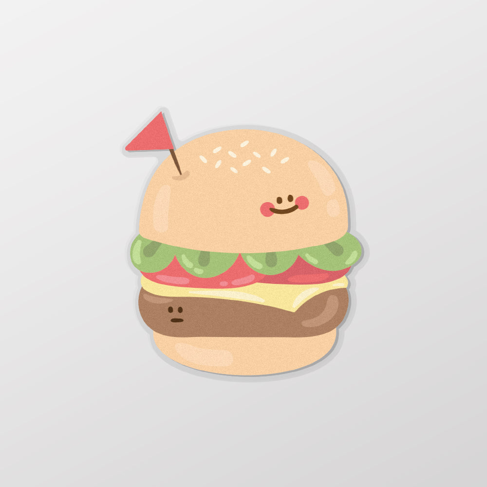 漢堡/HAppiNess/車貼、貼紙、軟磁 SunBrother孫氏兄弟