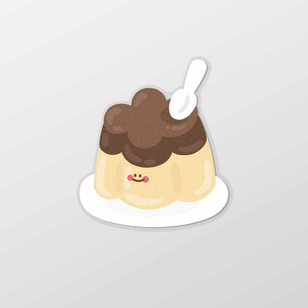 焦糖布丁/HAppiNess/車貼、貼紙、軟磁 SunBrother孫氏兄弟