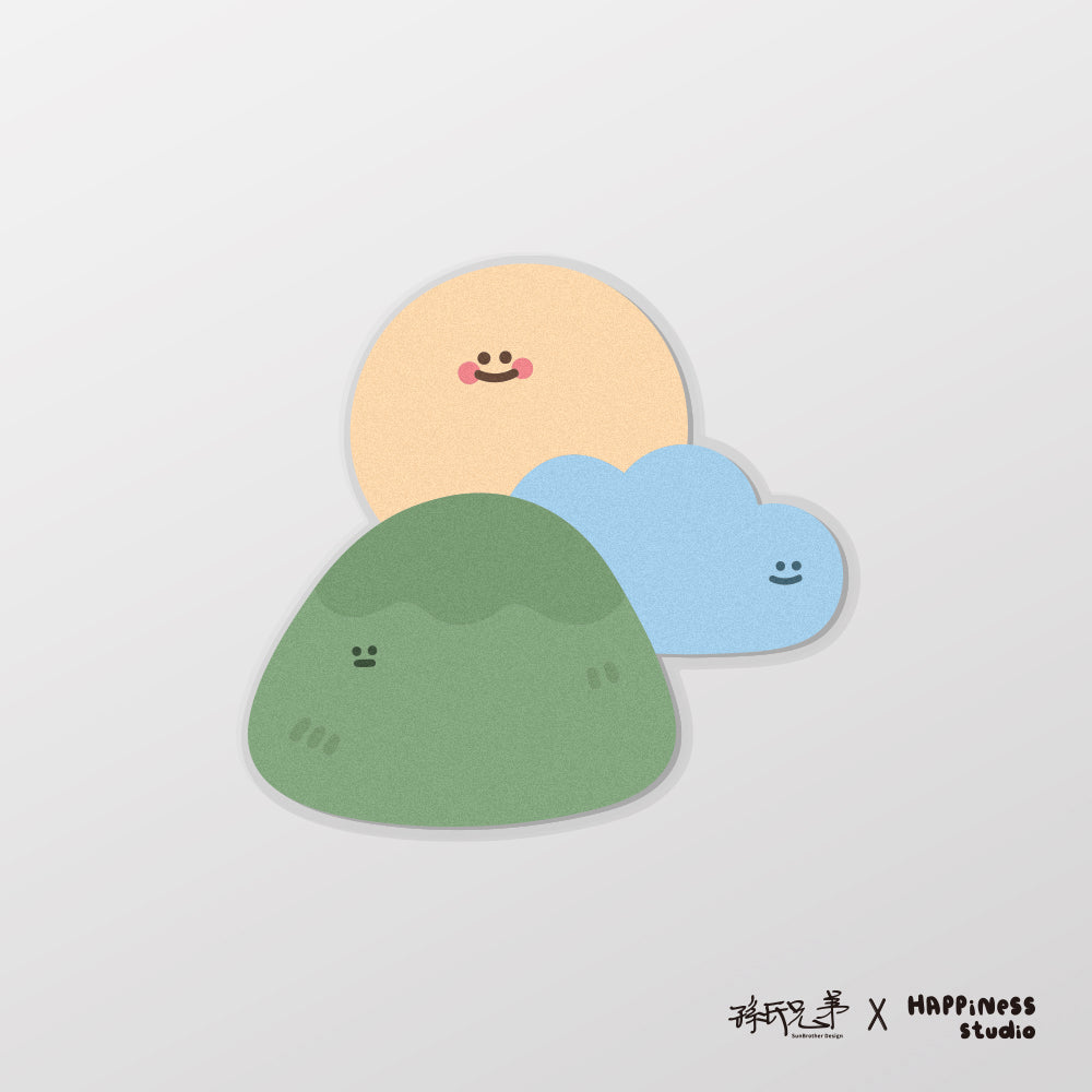 風和日麗/HAppiNess/車貼、貼紙、軟磁 SunBrother孫氏兄弟