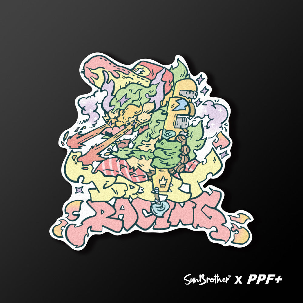 龍呼哩/PPF/車貼、貼紙、軟磁 SunBrother孫氏兄弟