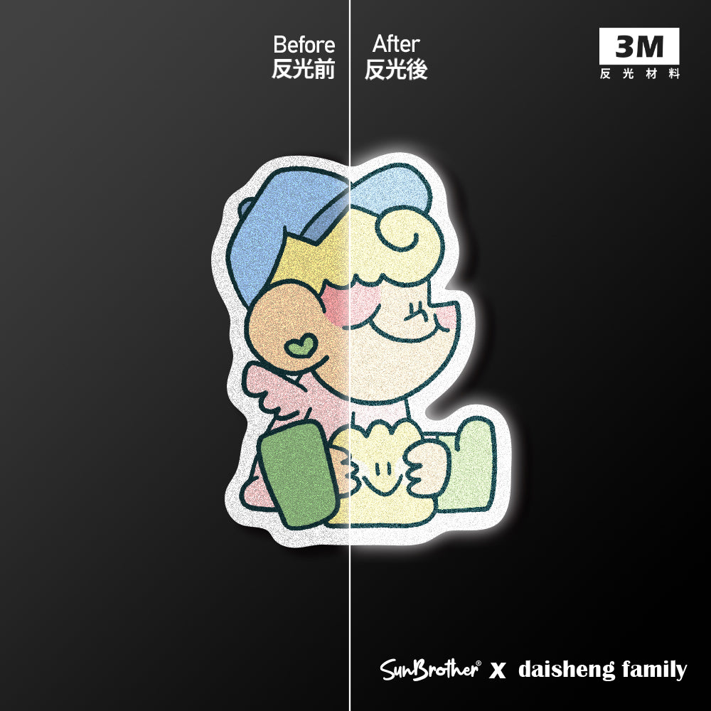 小姬/戴生家族/車貼、貼紙、軟磁 SunBrother孫氏兄弟