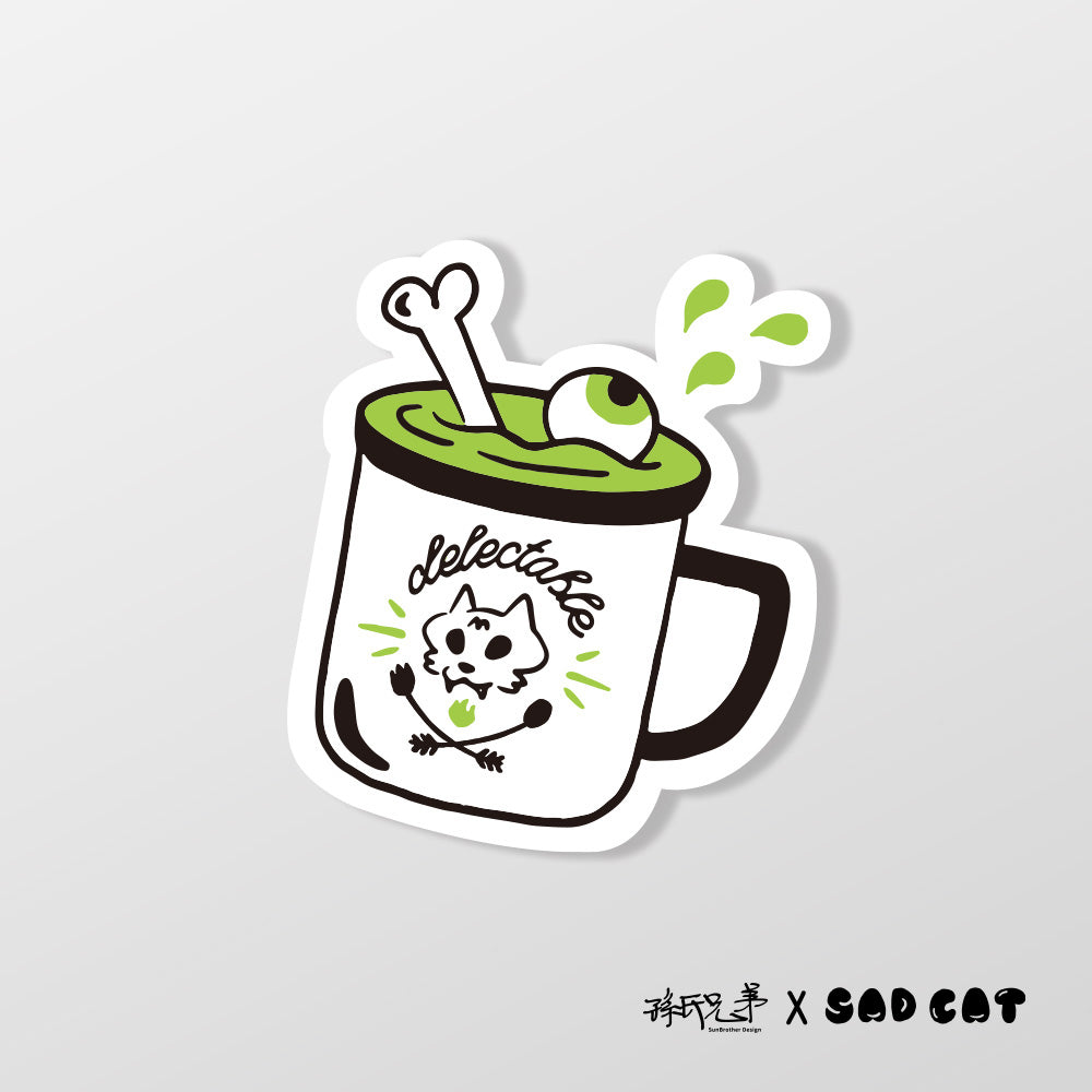來點杯/SADCAT/車貼、貼紙、軟磁 SunBrother孫氏兄弟