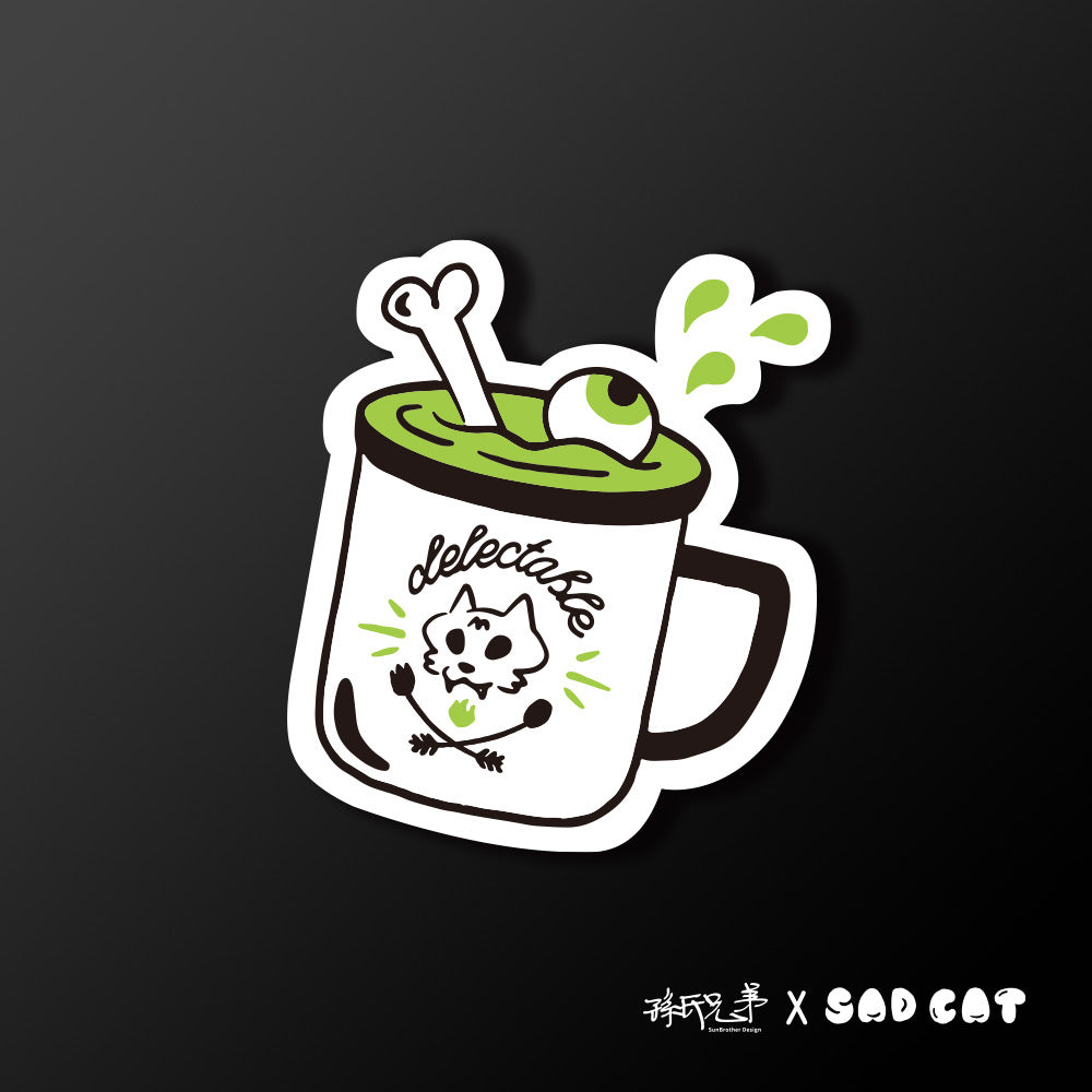 來點杯/SADCAT/車貼、貼紙、軟磁 SunBrother孫氏兄弟