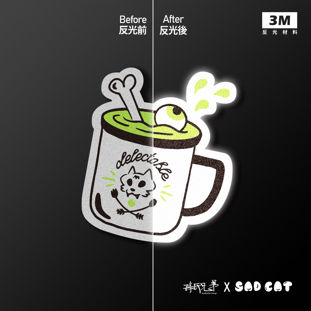 來點杯/SADCAT/車貼、貼紙、軟磁 SunBrother孫氏兄弟