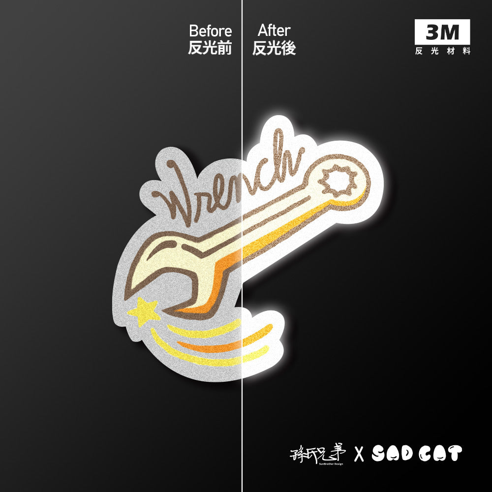 Wrench/SADCAT/車貼、貼紙、軟磁 SunBrother孫氏兄弟