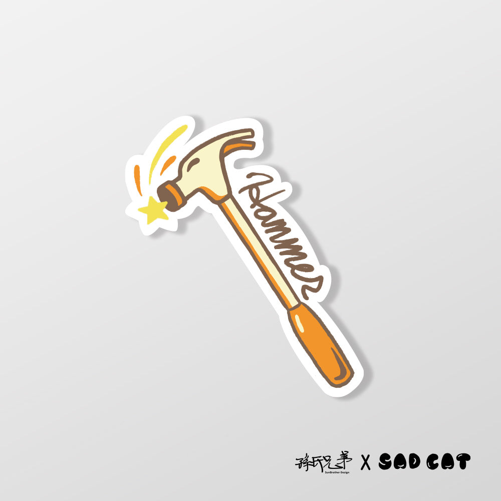 Hammer/SADCAT/車貼、貼紙、軟磁 SunBrother孫氏兄弟