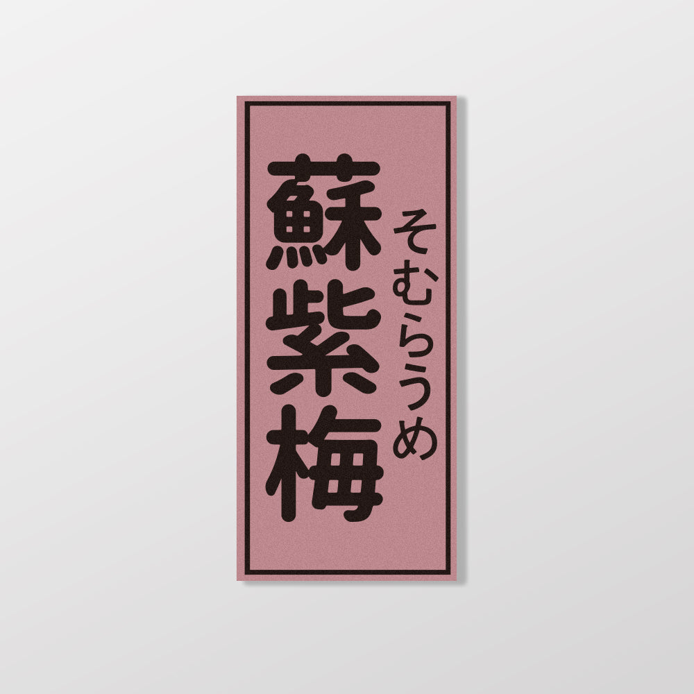 蘇紫梅/暖暖小河瓶x昔昔日本飯丸/車貼、貼紙、軟磁 SunBrother孫氏兄弟