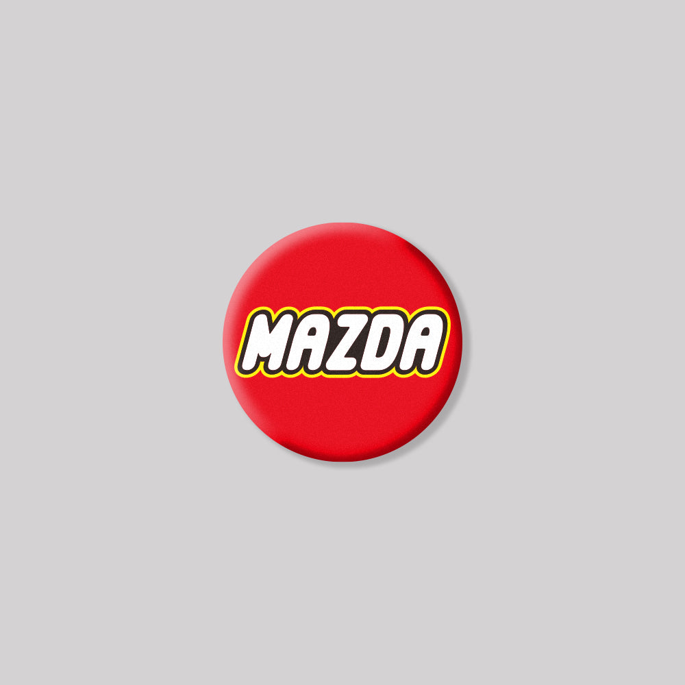 MAZDA/TOY/圓形/鋁牌飾貼 SunBrother孫氏兄弟
