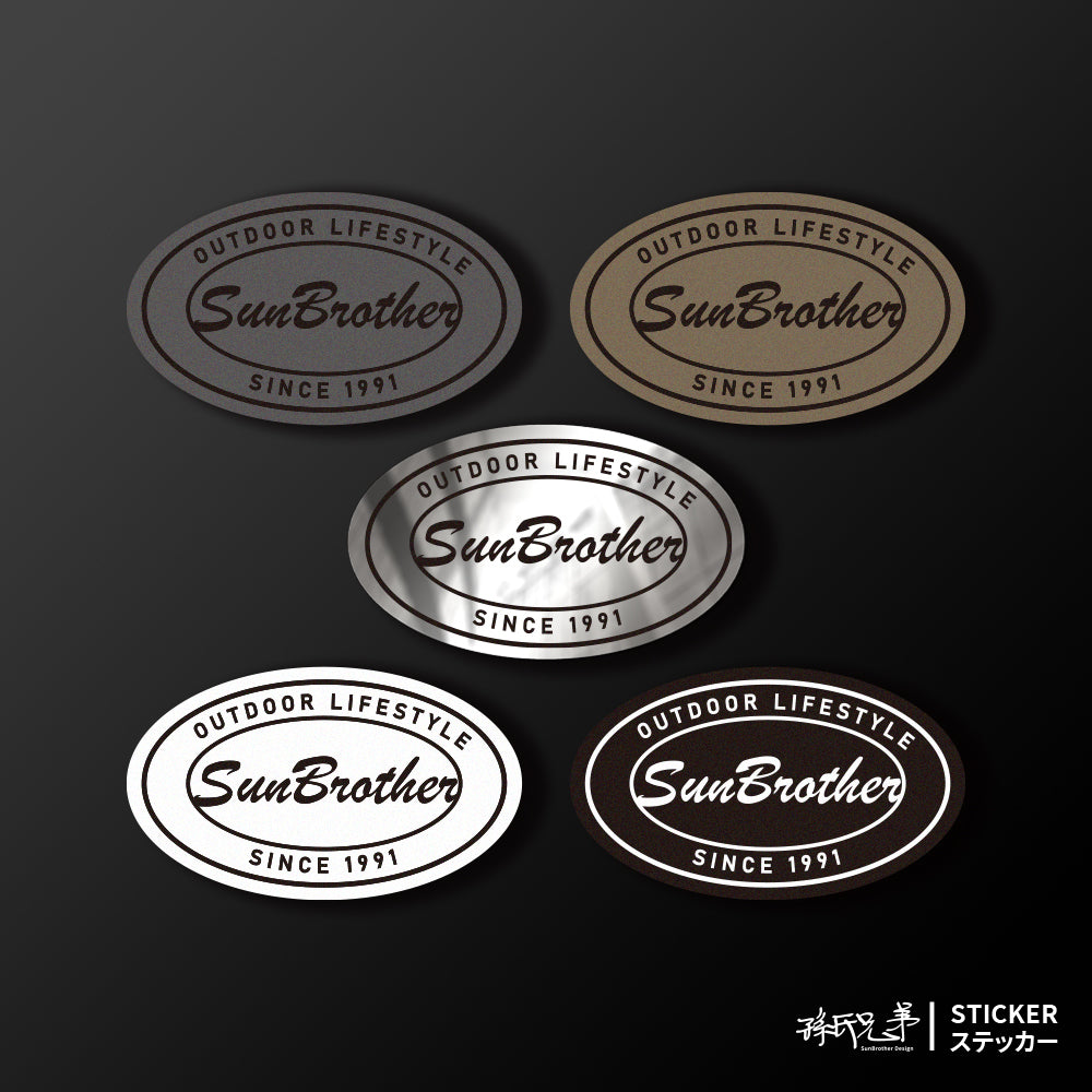 OUTDOOR SunBrother/車貼、貼紙、軟磁 SunBrother孫氏兄弟