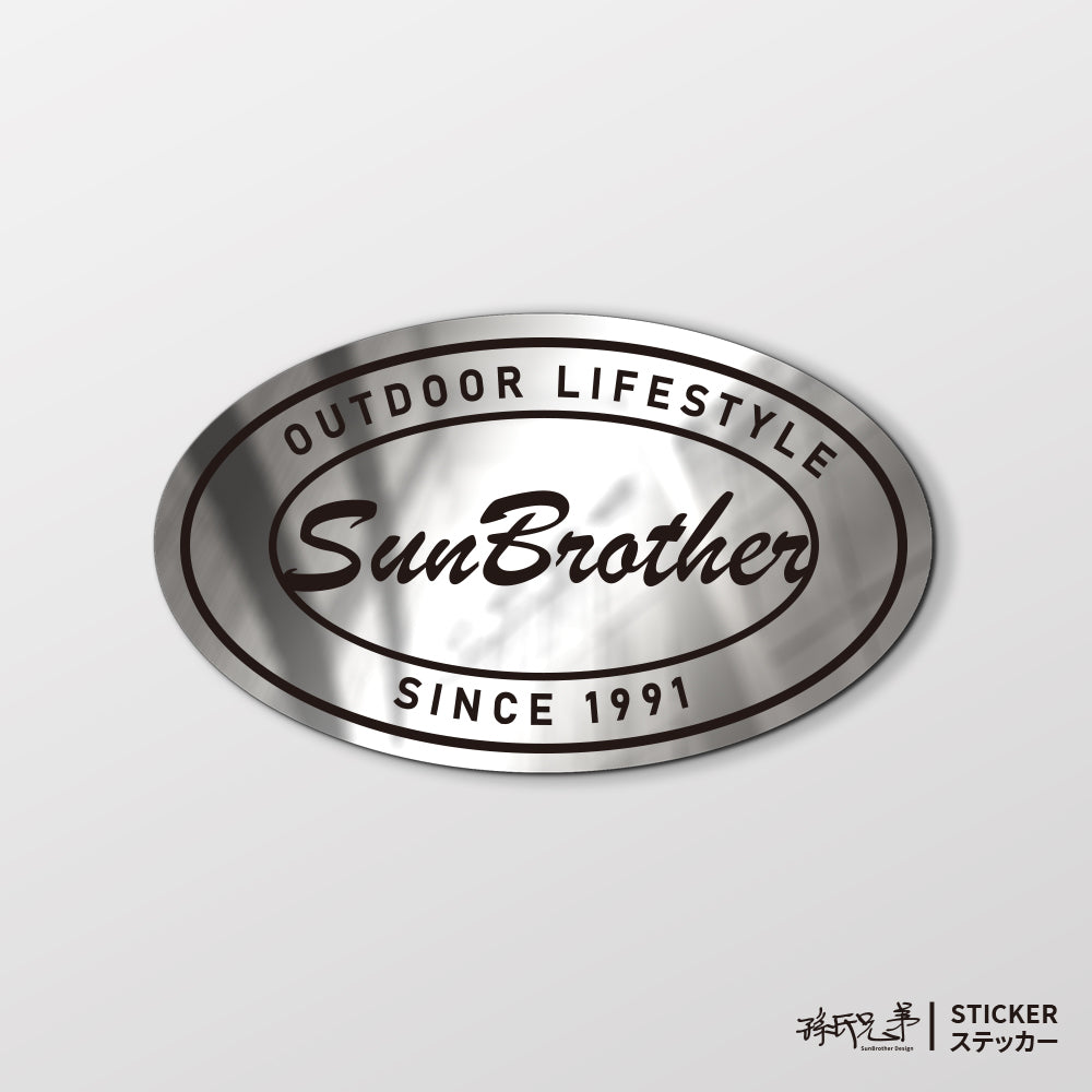 OUTDOOR SunBrother/車貼、貼紙、軟磁 SunBrother孫氏兄弟