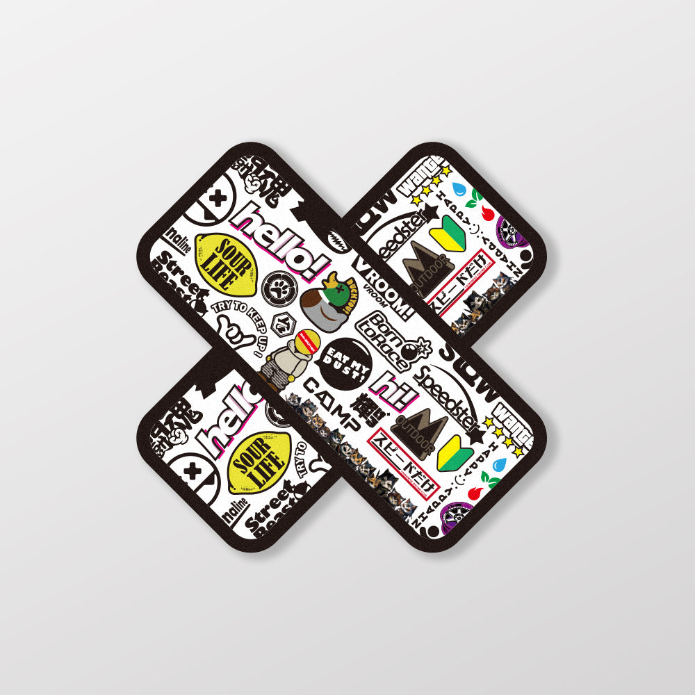 OK蹦/白/車貼、貼紙、軟磁 SunBrother孫氏兄弟