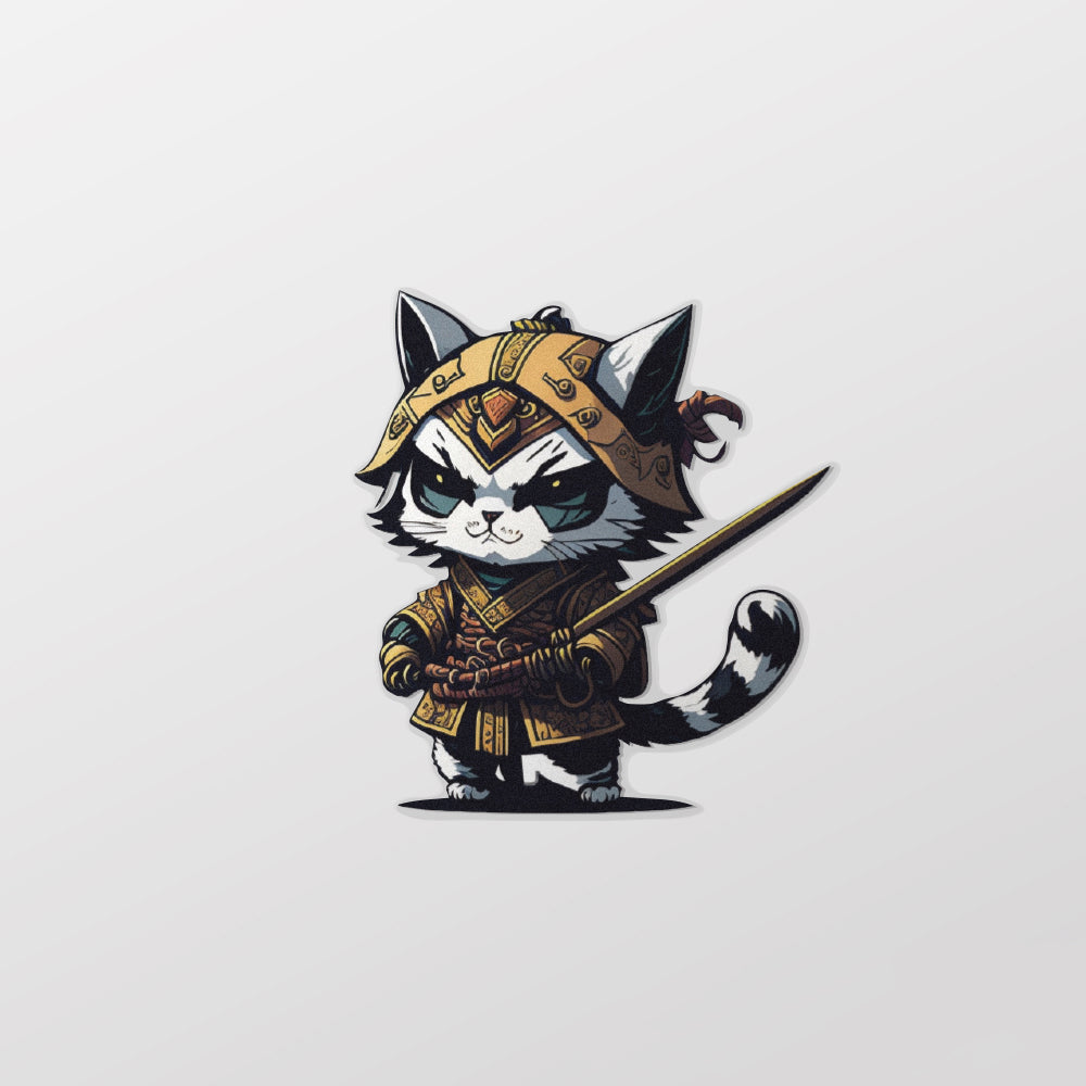 NO.13/戰國喵喵/車貼、貼紙、軟磁 SunBrother孫氏兄弟