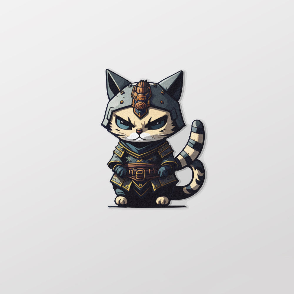 NO.14/戰國喵喵/車貼、貼紙、軟磁 SunBrother孫氏兄弟