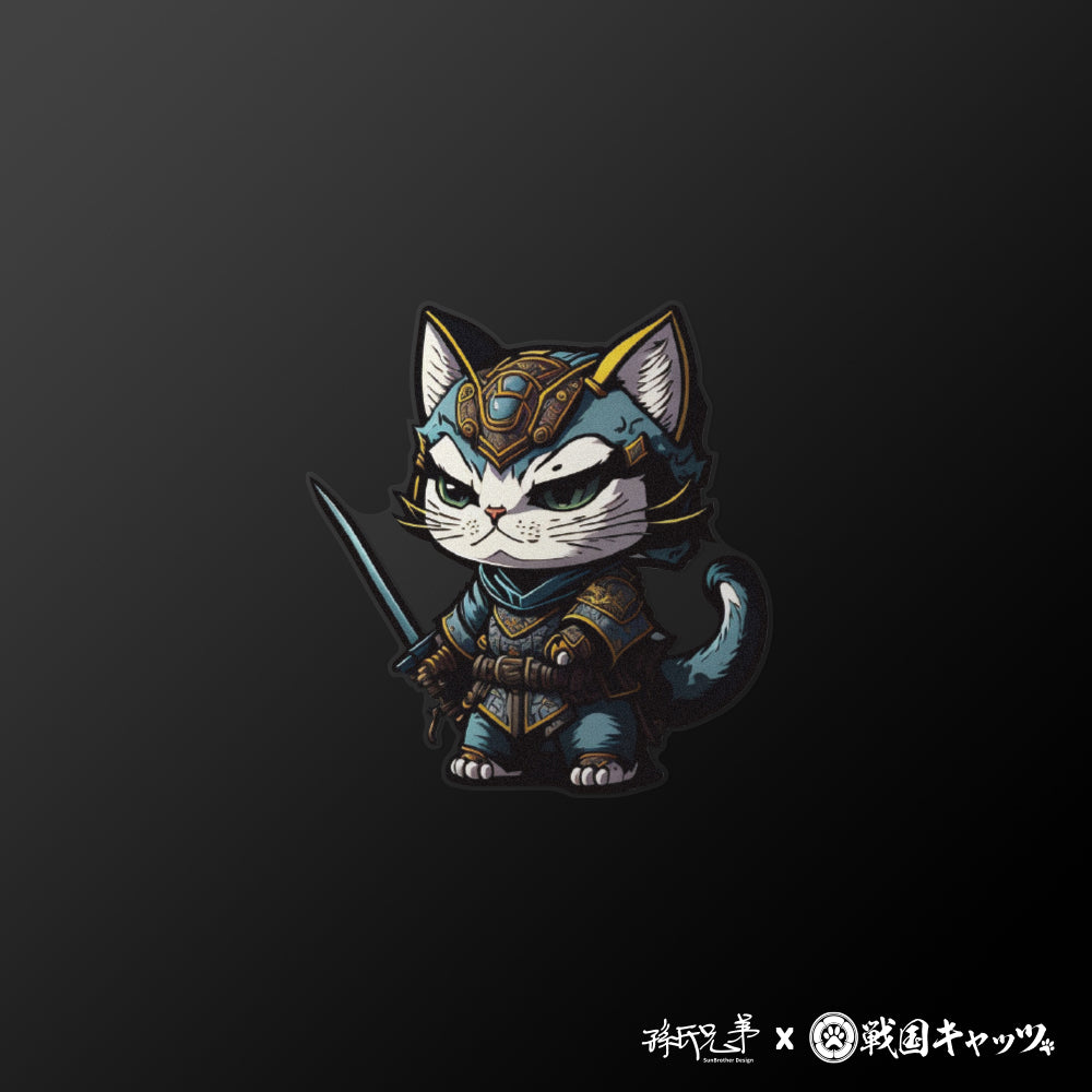 NO.16/戰國喵喵/車貼、貼紙、軟磁 SunBrother孫氏兄弟