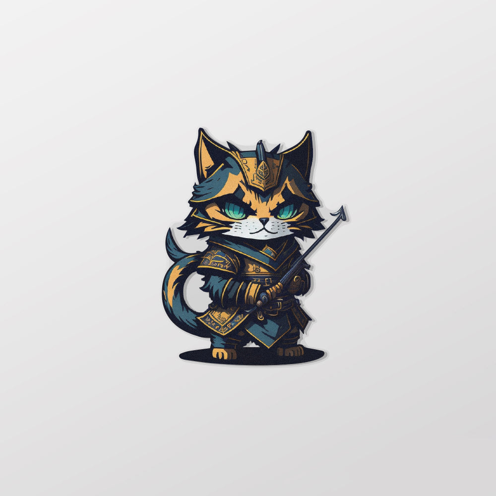 NO.18/戰國喵喵/車貼、貼紙、軟磁 SunBrother孫氏兄弟