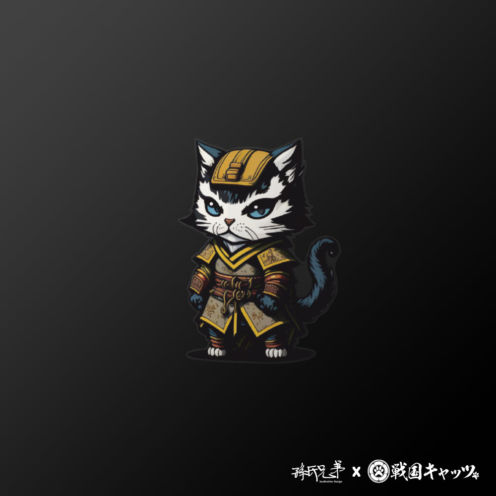 NO.21/戰國喵喵/車貼、貼紙、軟磁 SunBrother孫氏兄弟