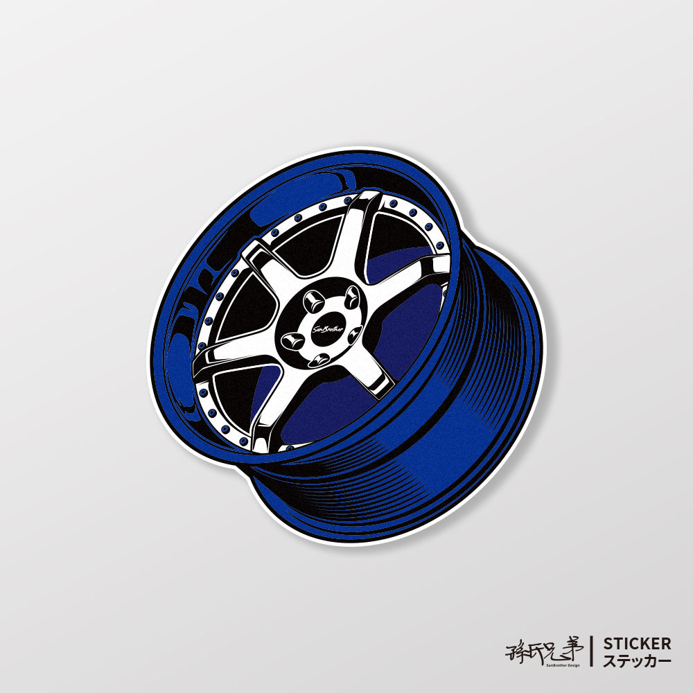 競速輪框/車貼、貼紙、軟磁 SunBrother孫氏兄弟