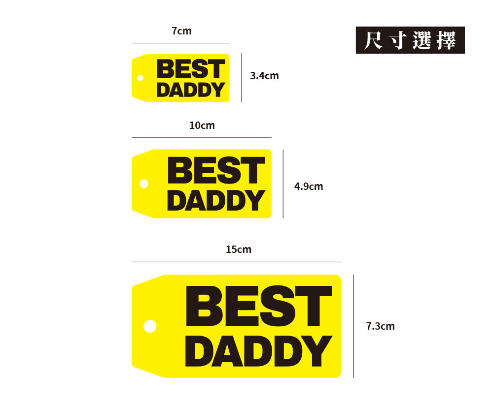 BEST DADDY/車貼、貼紙、軟磁 SunBrother孫氏兄弟