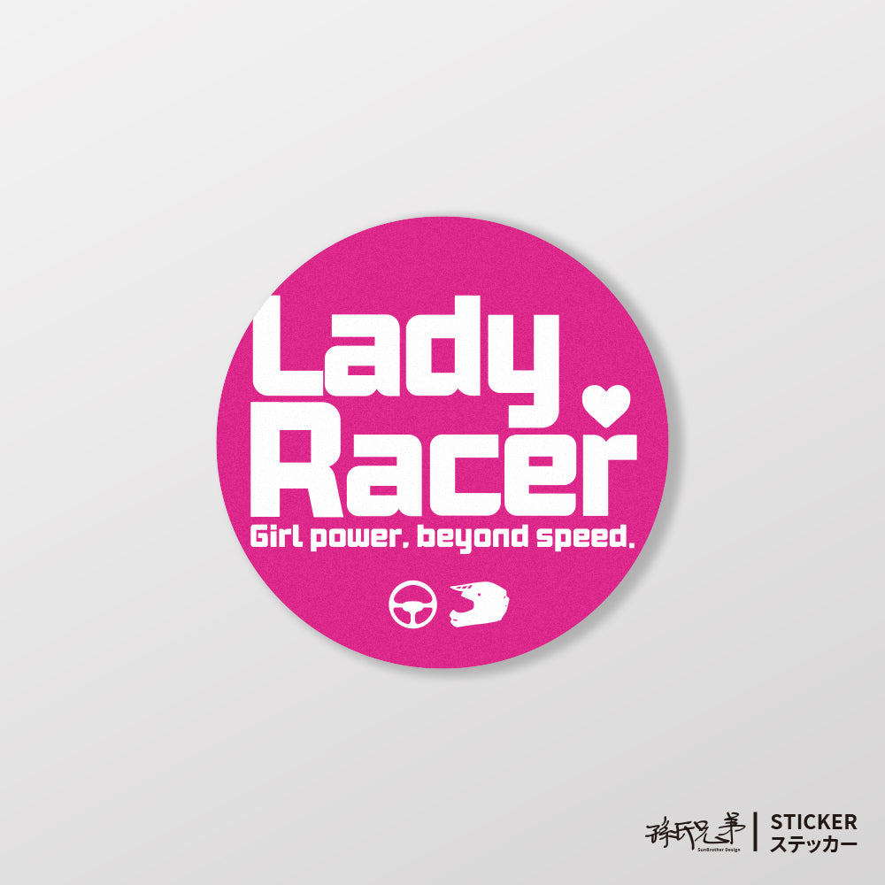LadyRacer/車貼、貼紙、軟磁 SunBrother孫氏兄弟