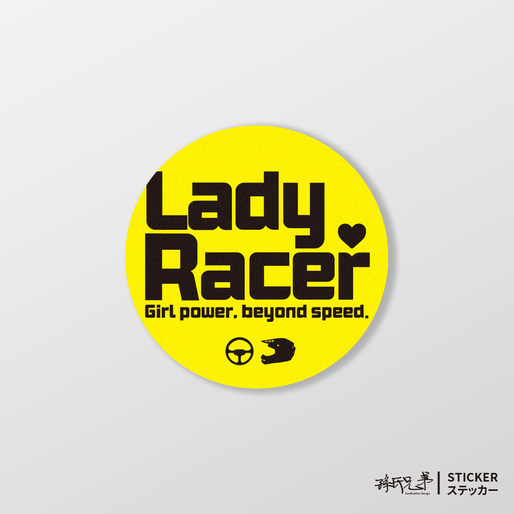 LadyRacer/車貼、貼紙、軟磁 SunBrother孫氏兄弟