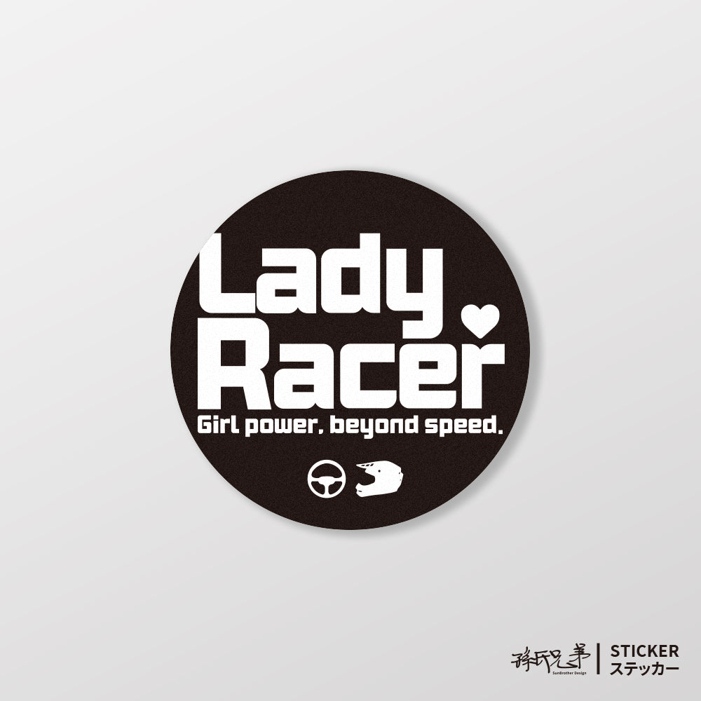 LadyRacer/車貼、貼紙、軟磁 SunBrother孫氏兄弟
