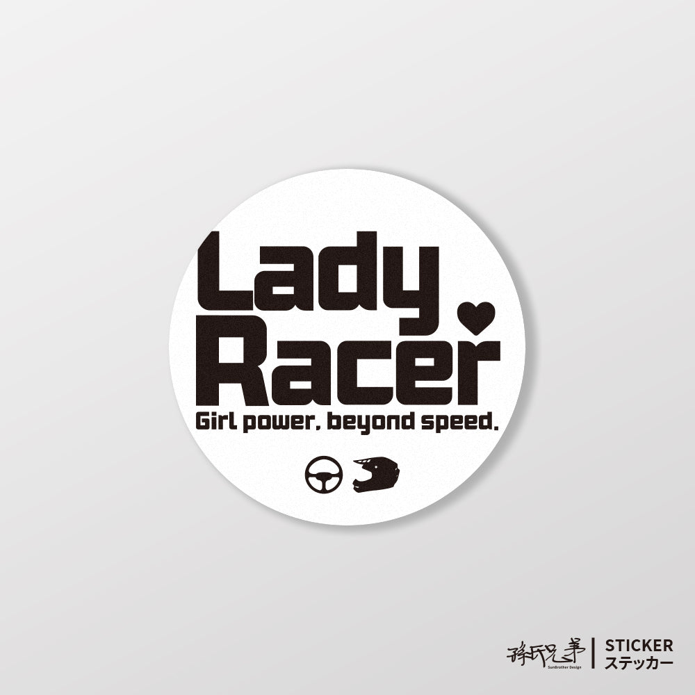 LadyRacer/車貼、貼紙、軟磁 SunBrother孫氏兄弟