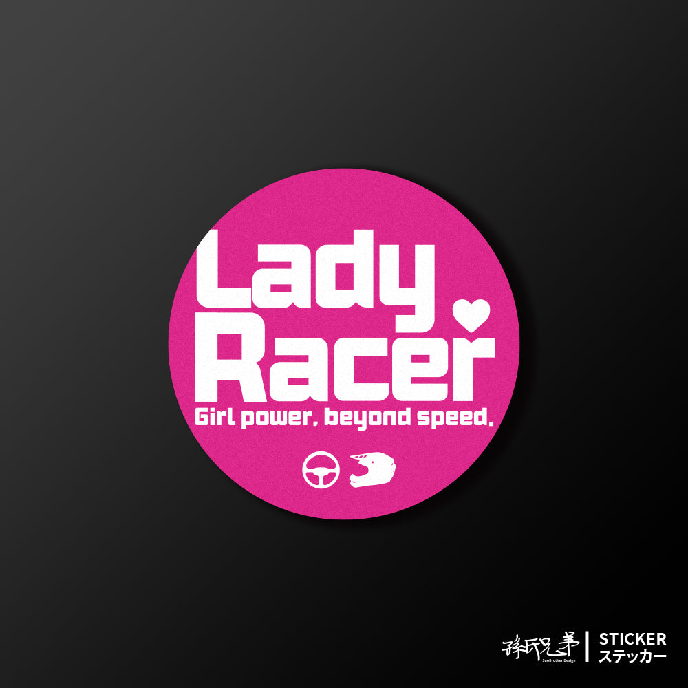 LadyRacer/車貼、貼紙、軟磁 SunBrother孫氏兄弟