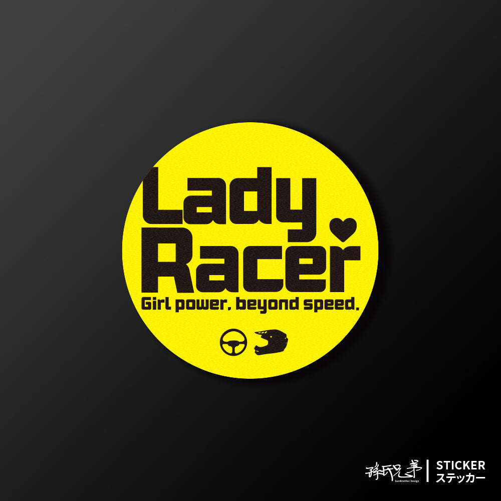 LadyRacer/車貼、貼紙、軟磁 SunBrother孫氏兄弟