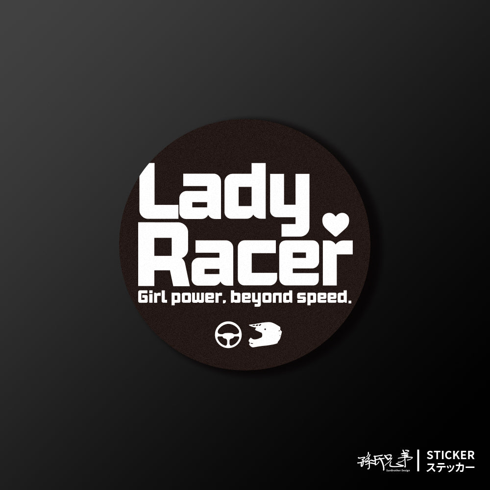 LadyRacer/車貼、貼紙、軟磁 SunBrother孫氏兄弟