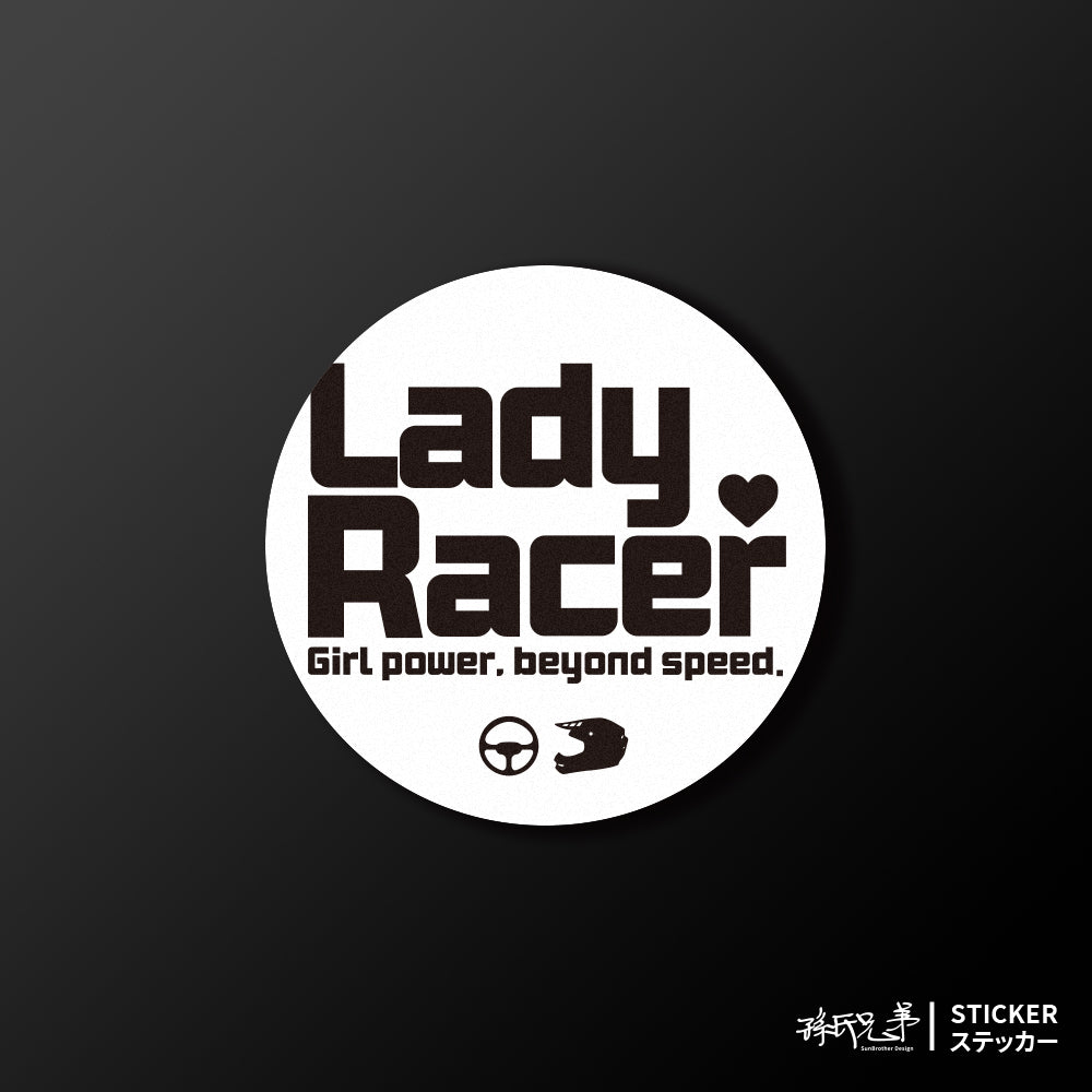 LadyRacer/車貼、貼紙、軟磁 SunBrother孫氏兄弟
