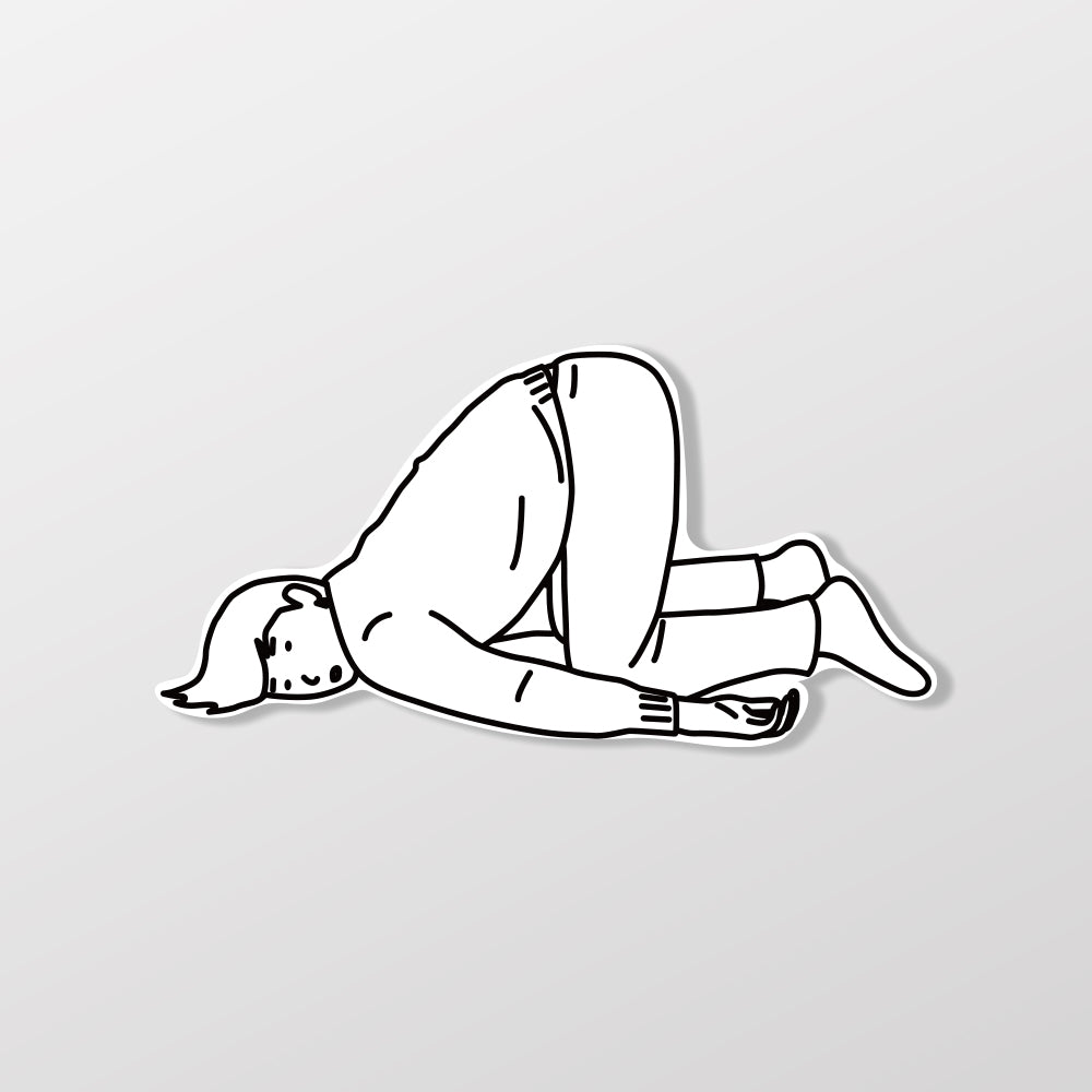 不想工作/車貼、貼紙、軟磁 SunBrother孫氏兄弟