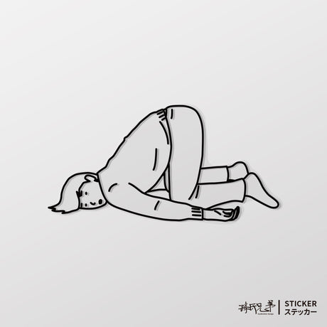 不想工作/車貼、貼紙、軟磁 SunBrother孫氏兄弟