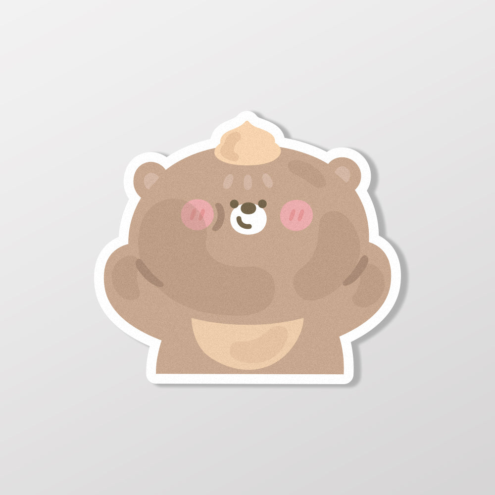 豆沙熊看看/HAppiNess/車貼、貼紙、軟磁 SunBrother孫氏兄弟