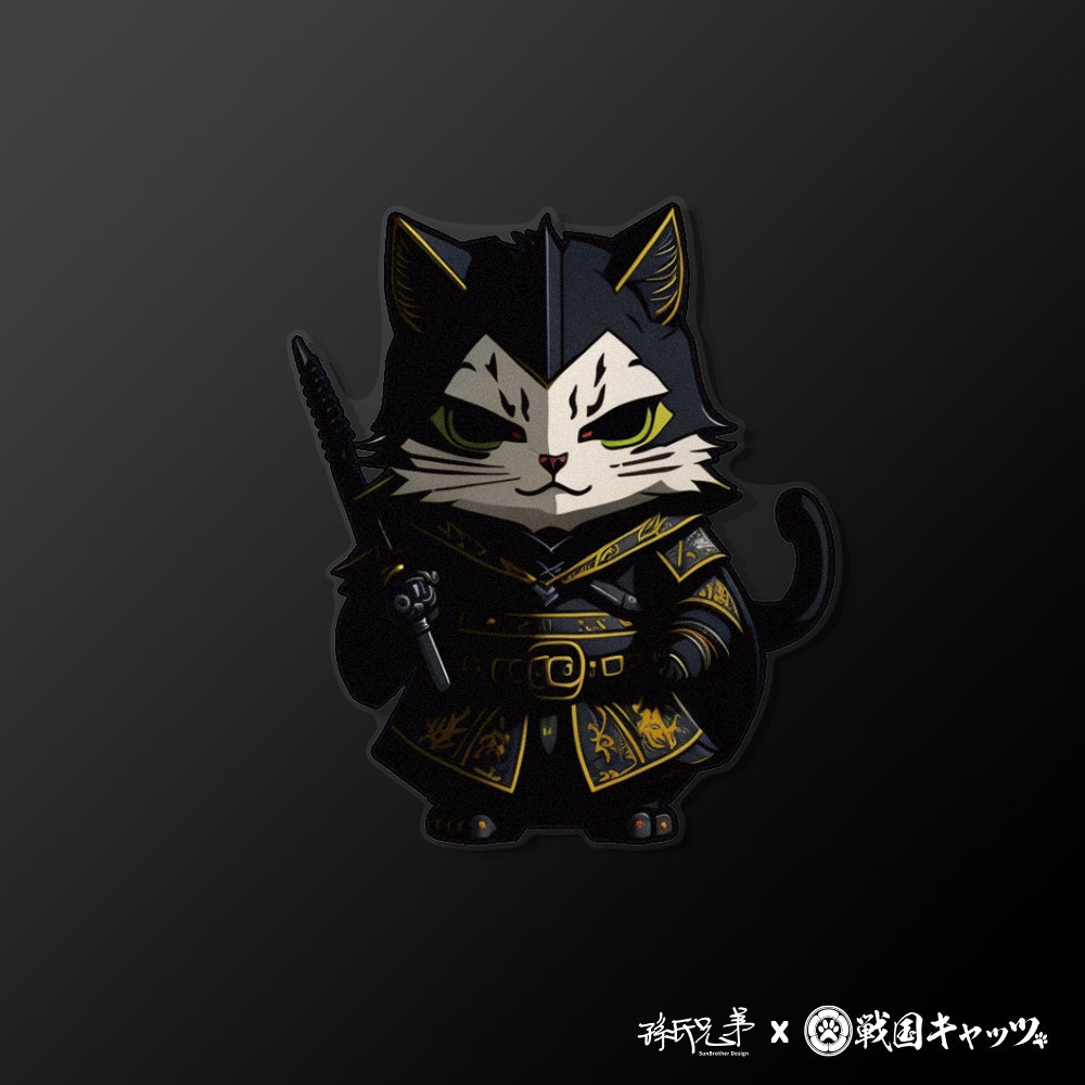 NO.3/戰國喵喵/車貼、貼紙、軟磁 SunBrother孫氏兄弟