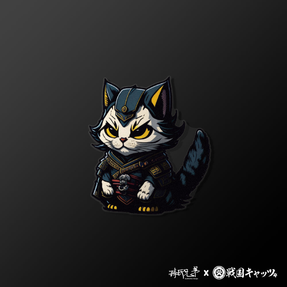 NO.12/戰國喵喵/車貼、貼紙、軟磁 SunBrother孫氏兄弟